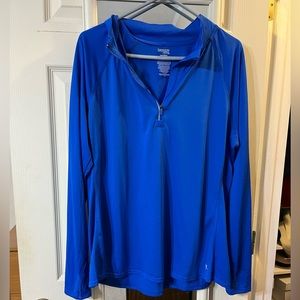 Danskin Xxl Royal cobalt quarter zip performance pullover
